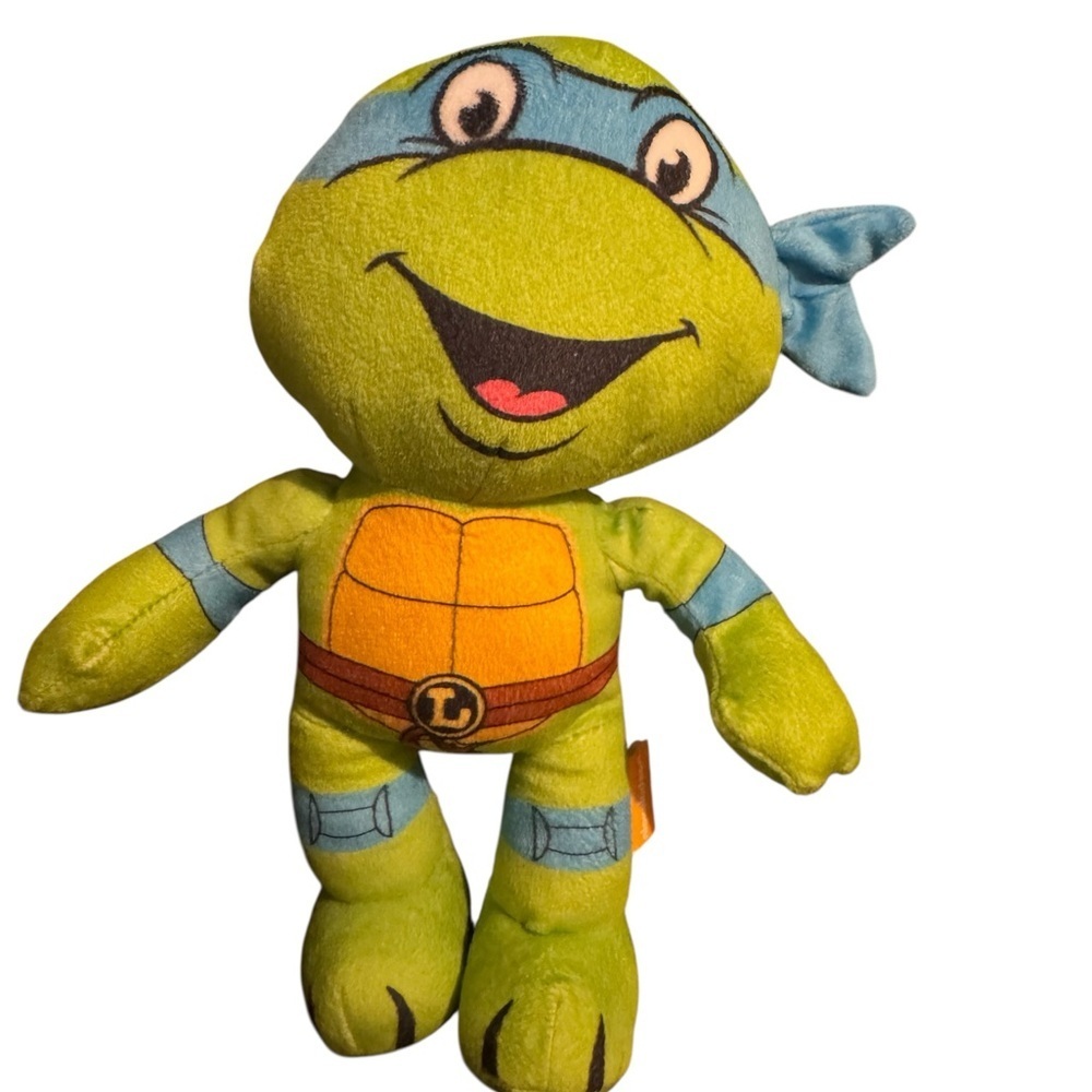 Nickelodeon TMNT Leonardo Plush 10” Teenage Mutant Ninja Turtles 2023 Viacom
